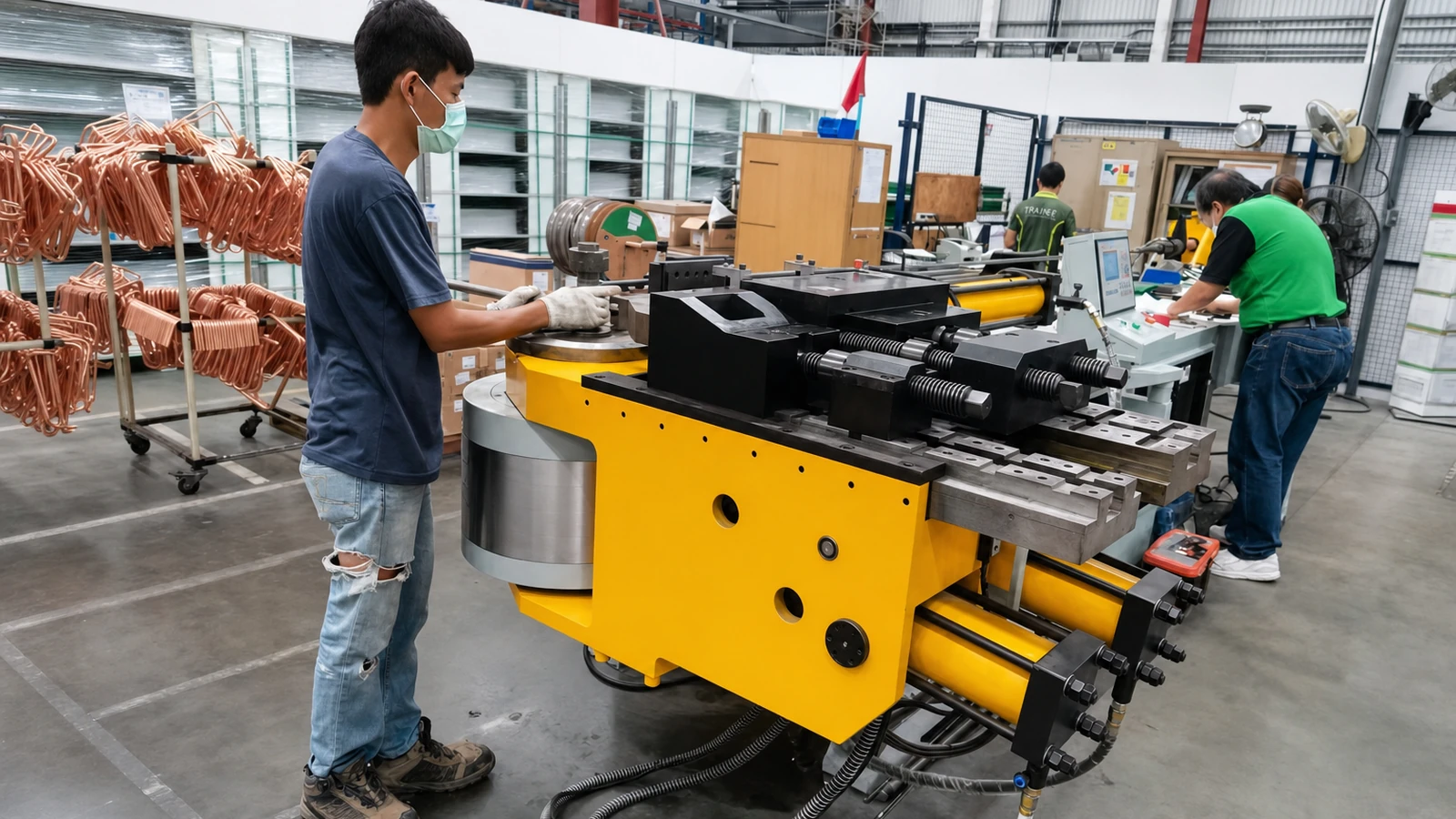 Heavy Steel Tube Bending With A 115NC