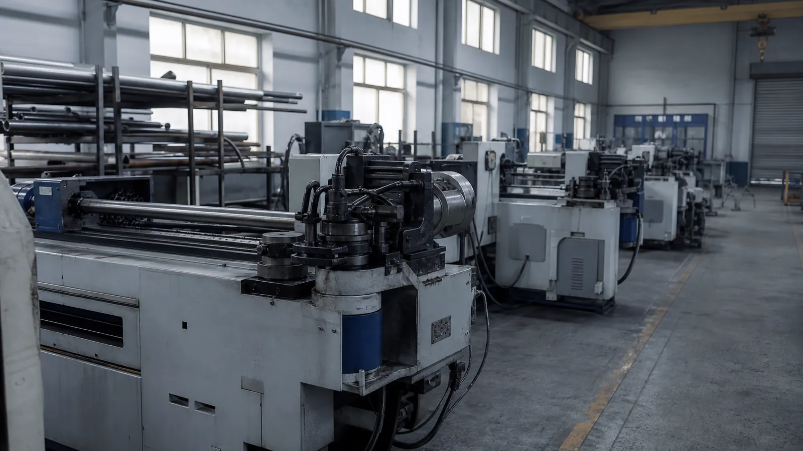 Telhoo pipe processing machinery factory workshop