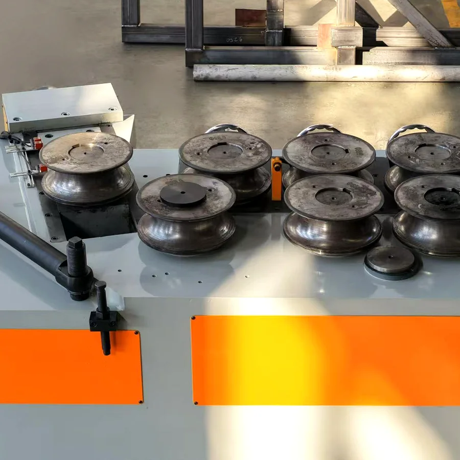 JW-120 pipe roller machine upper rollers and mold grooves