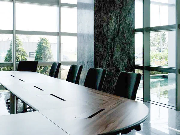Telhoo factory meeting room for project review