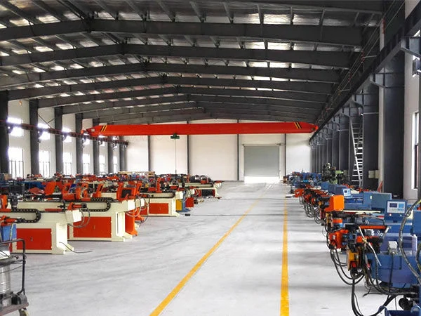 Telhoo production workshop for CNC pipe bending machines