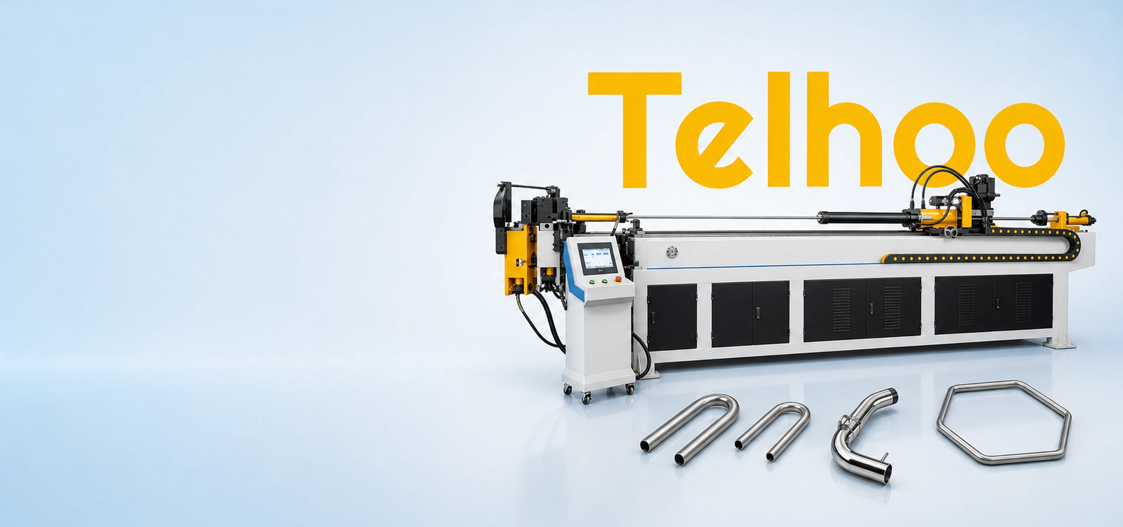 CNC pipe bending machine by Telhoo
