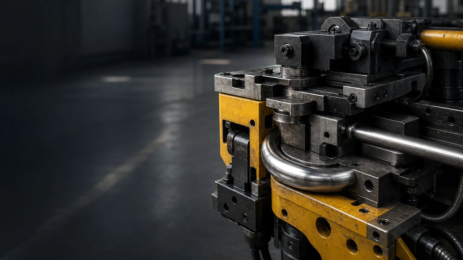 Mandrel tube bending on a Telhoo CNC pipe bending machine